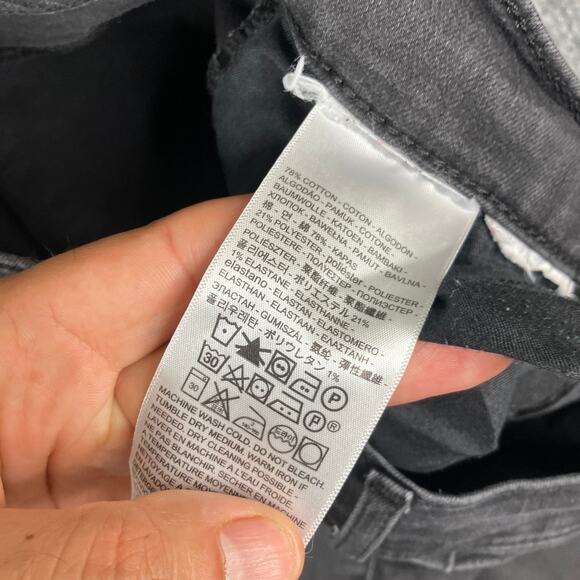 Levi's Womens Jeans 8 Black Classic Bootcut Stretch Denim Mid Rise Casua - Picture 7 of 10